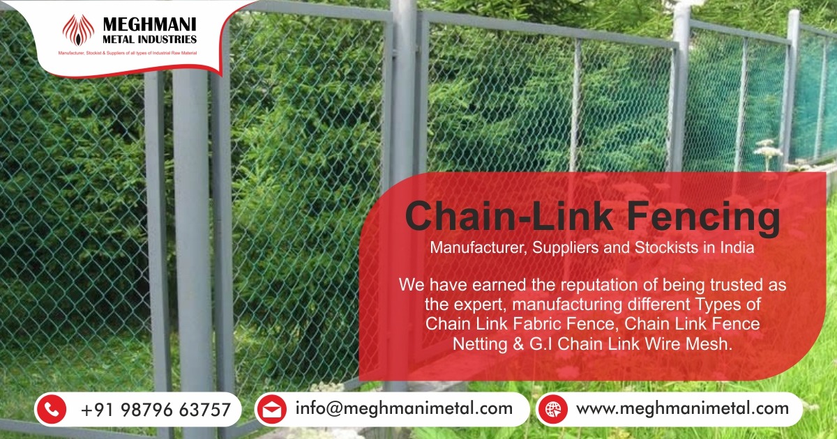 Chainlink Fencing Manufacturer & Suppliers in Ahmedabad.