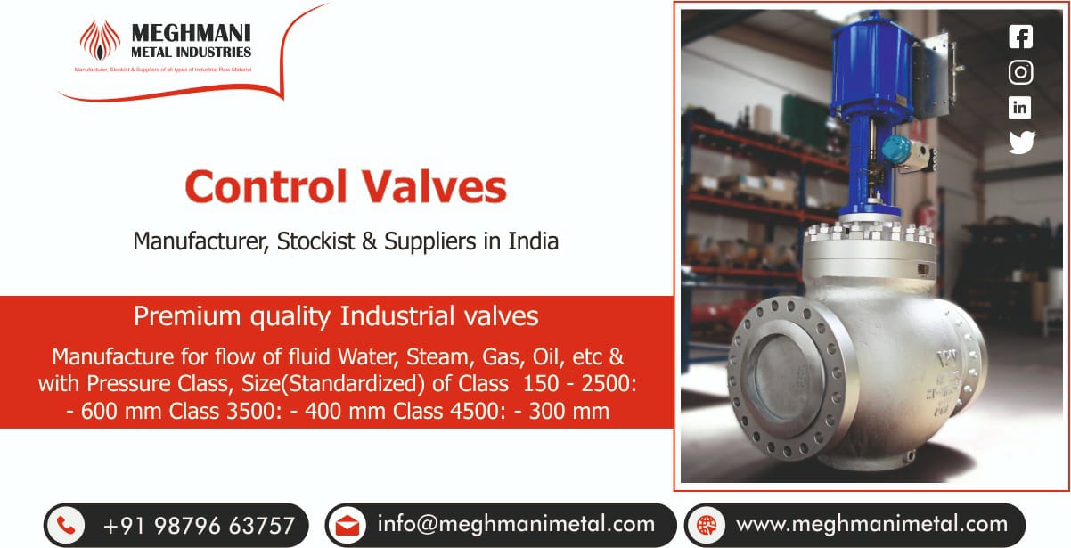 Control Valve Manufacturer, Stockist & Suppliers in India