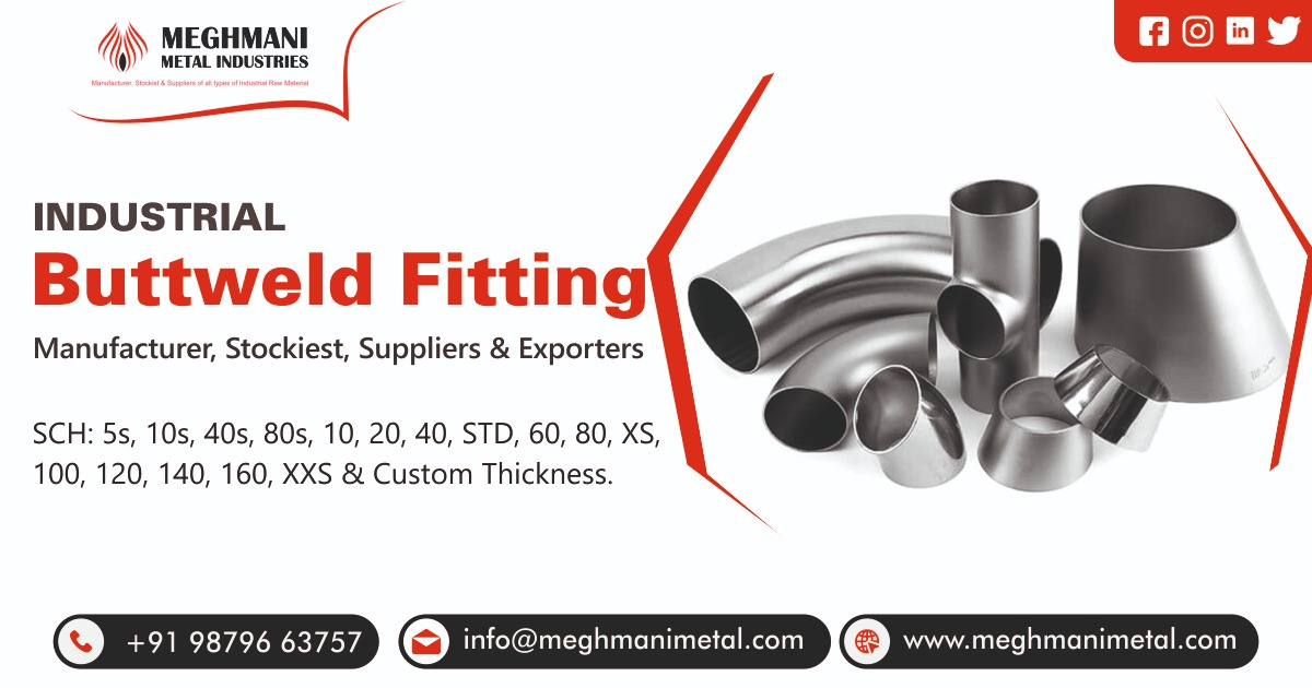 Buttweld Fitting Manufacturers, Stockists & Suppliers in India