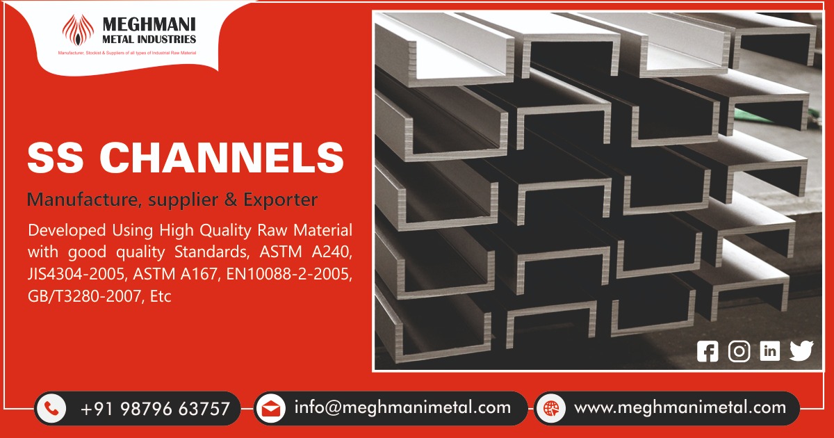 SS Channels Manufacturer in India