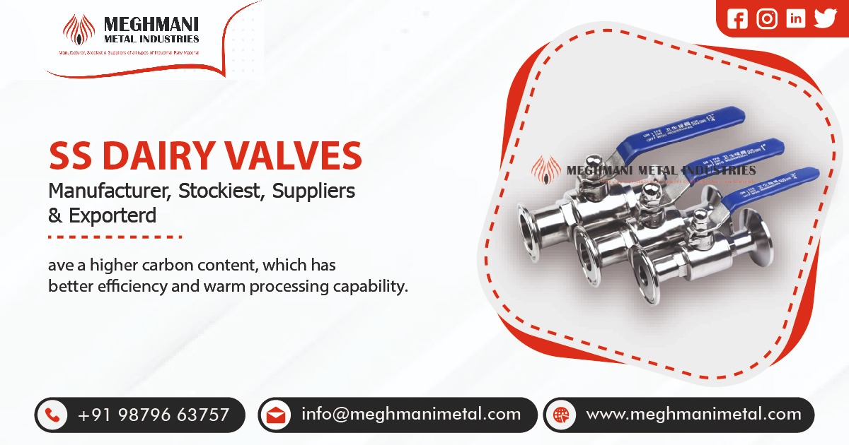 SS Dairy Valve Supplier in Ahmedabad, Gujarat, India