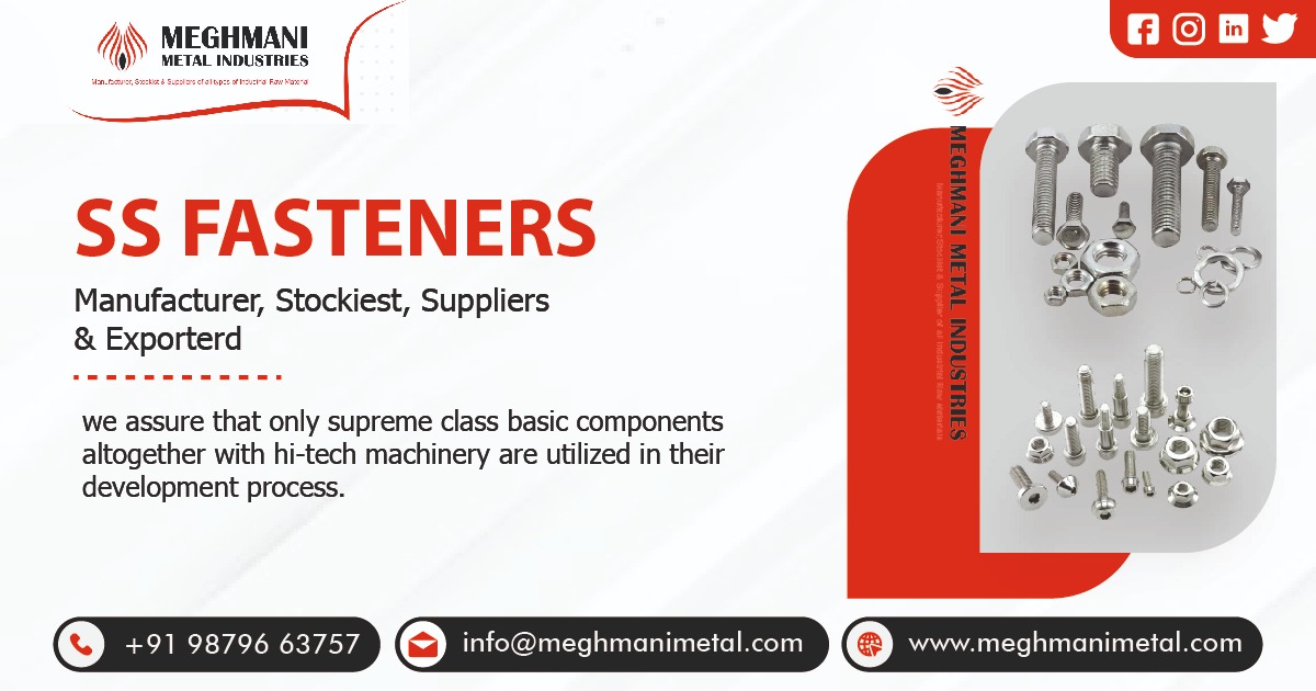 SS Fasteners Supplier in Ahmedabad, Gujarat, India