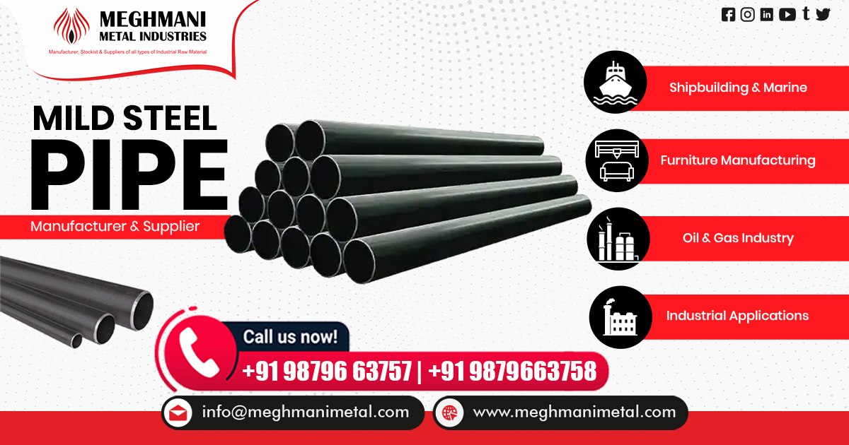 Supplier of Mild Steel Pipe in Madhya Pradesh