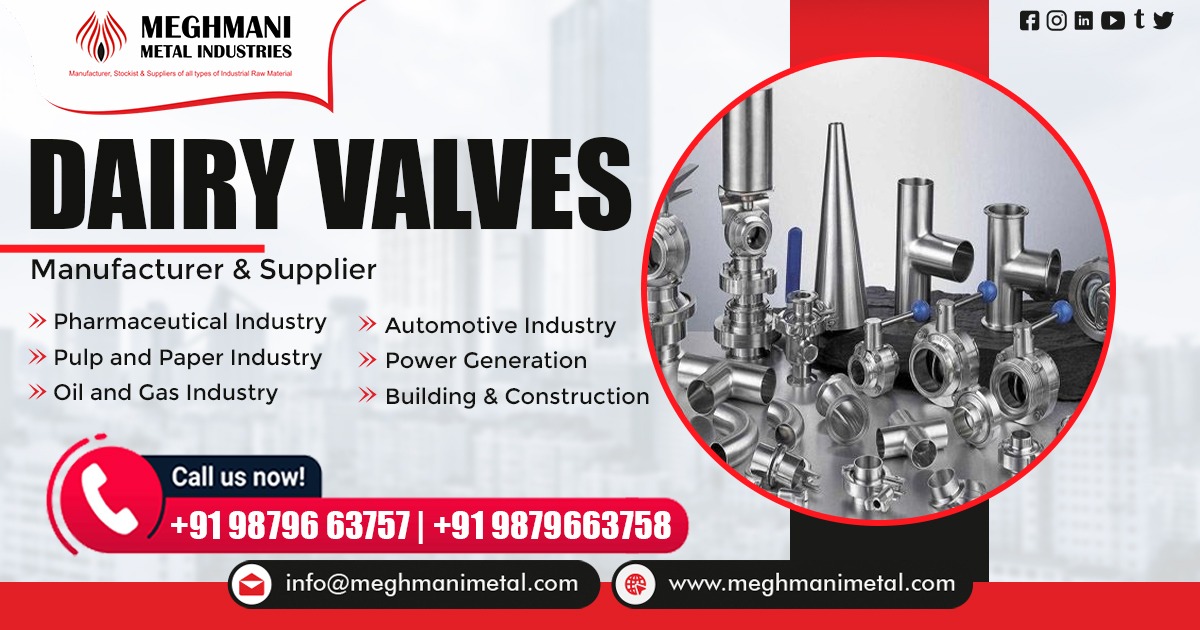 Supplier of SS Dairy Valves in Madhya Pradesh