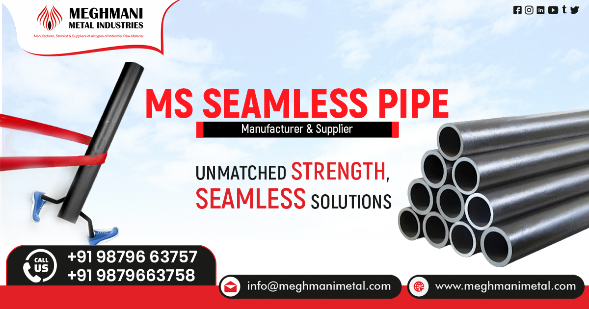 Supplier of Mild Steel Seamless Pipe in Telangana