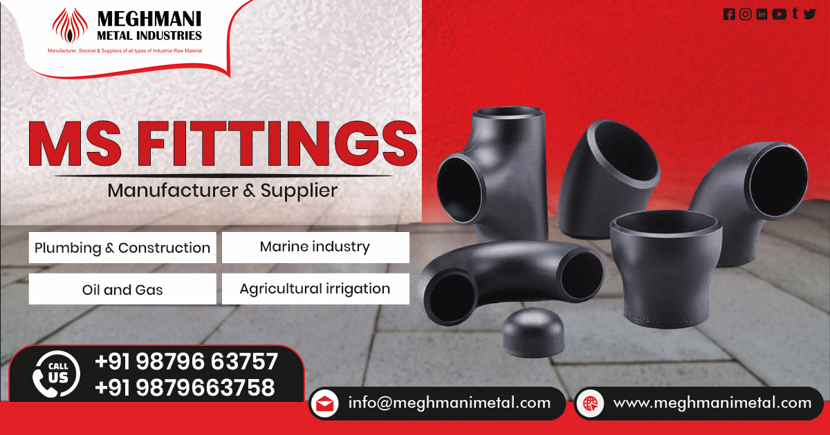 Supplier of MS Fittings in Jharkhand