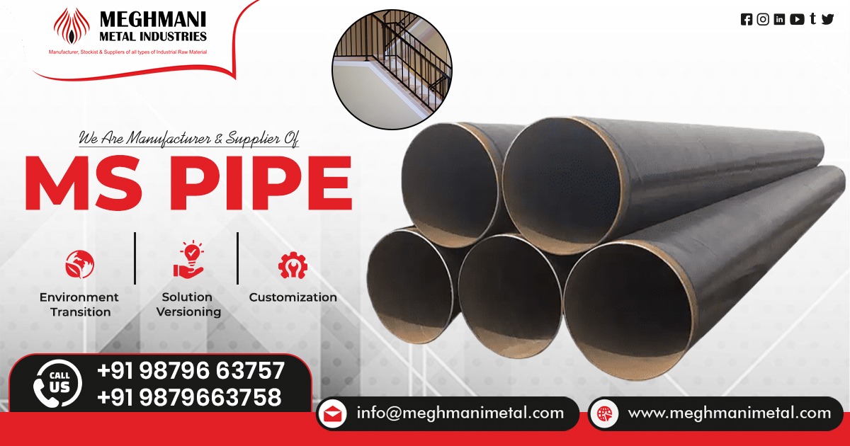 Mild Steel Pipes Supplier in Jammu and Kashmir