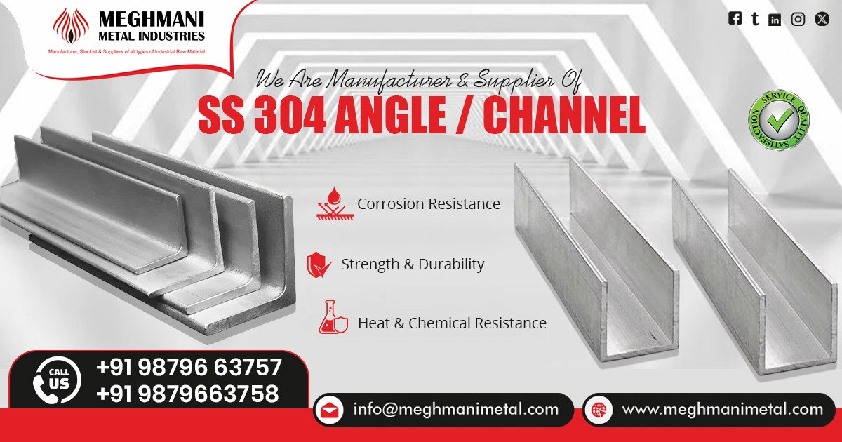 Stainless Steel 304 Angles and Channel in Gujarat