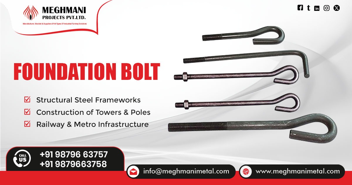 Foundation Bolts Supplier in Uttar Pradesh