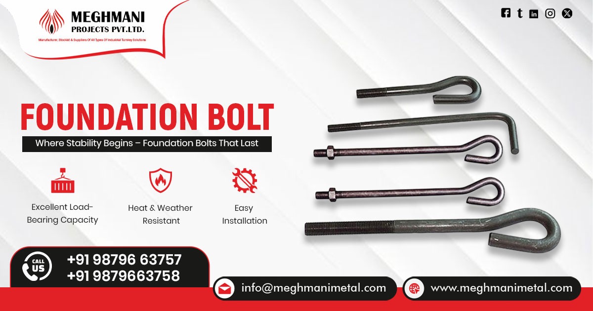Foundation Bolts Supplier in Madhya Pradesh