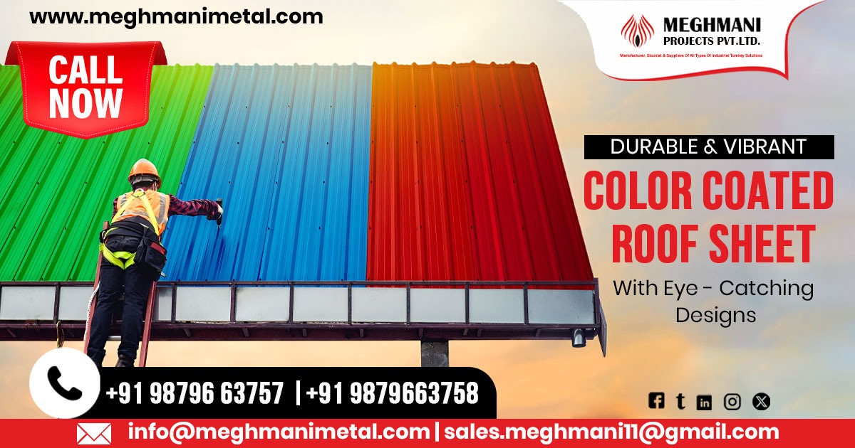 Color Coated Roof Sheet Supplier in Madhya Pradesh