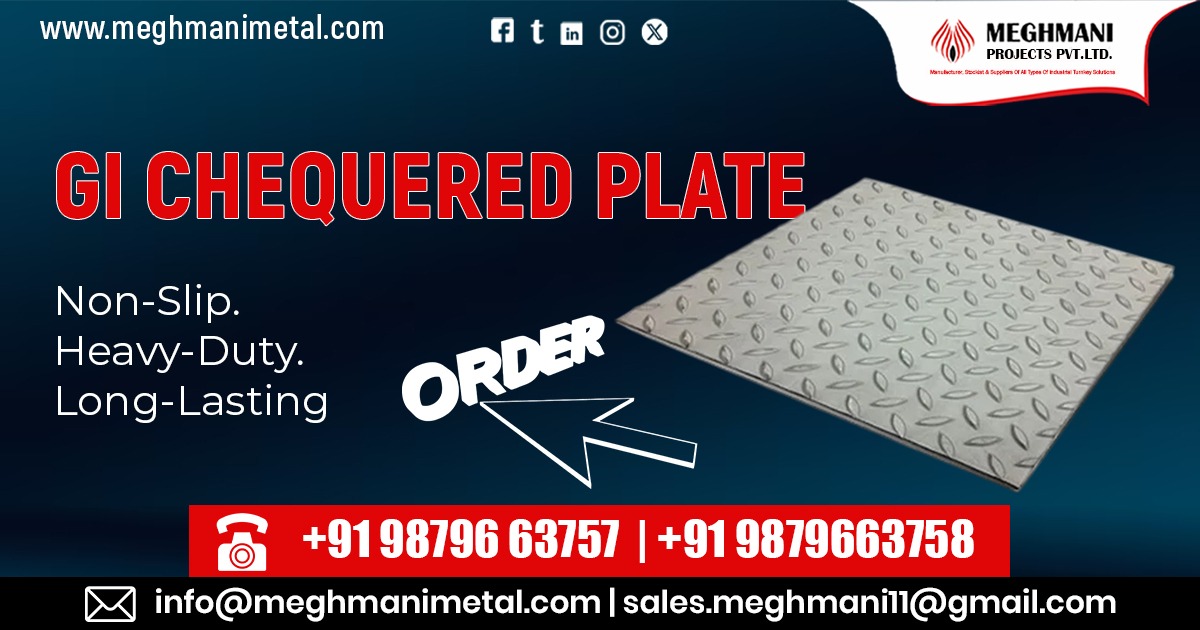 Galvanized Chequered Plate in India