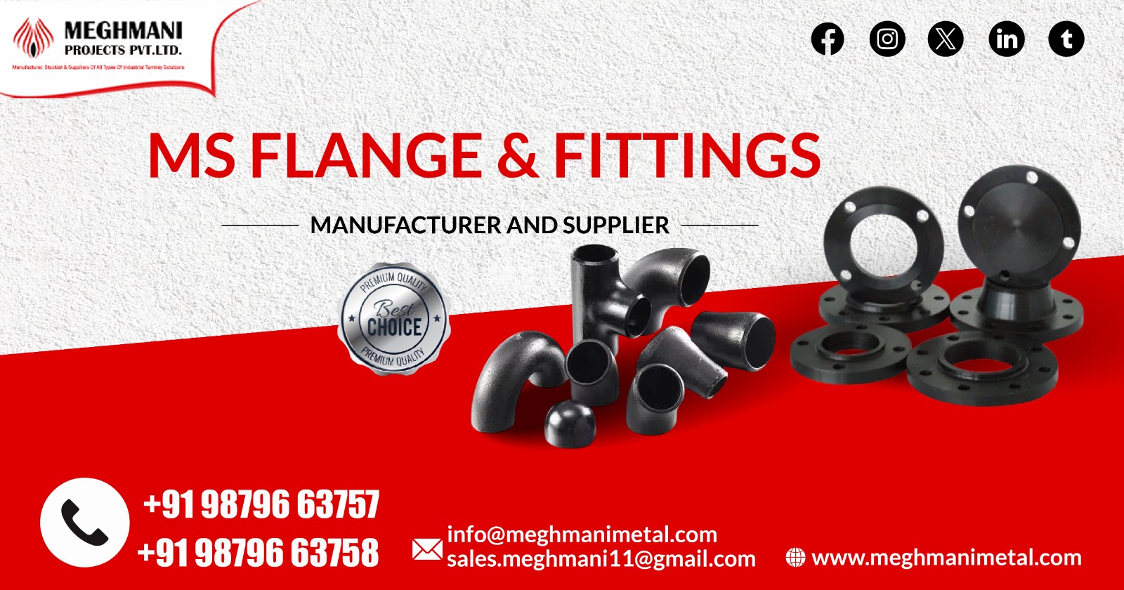 MS Flanges and Fittings in Gujarat
