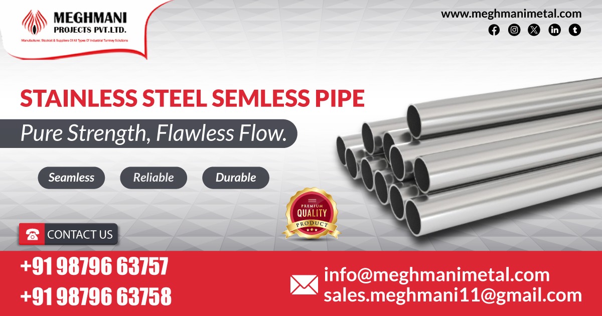 Stainless Steel Seamless Pipe in Gujarat