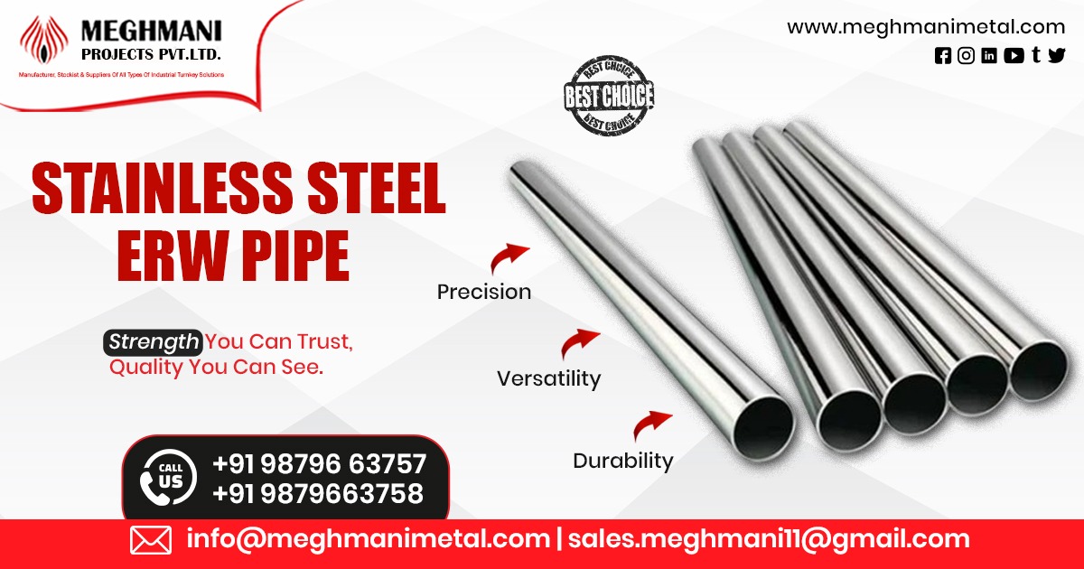 Stainless Steel ERW Pipe in Gujarat