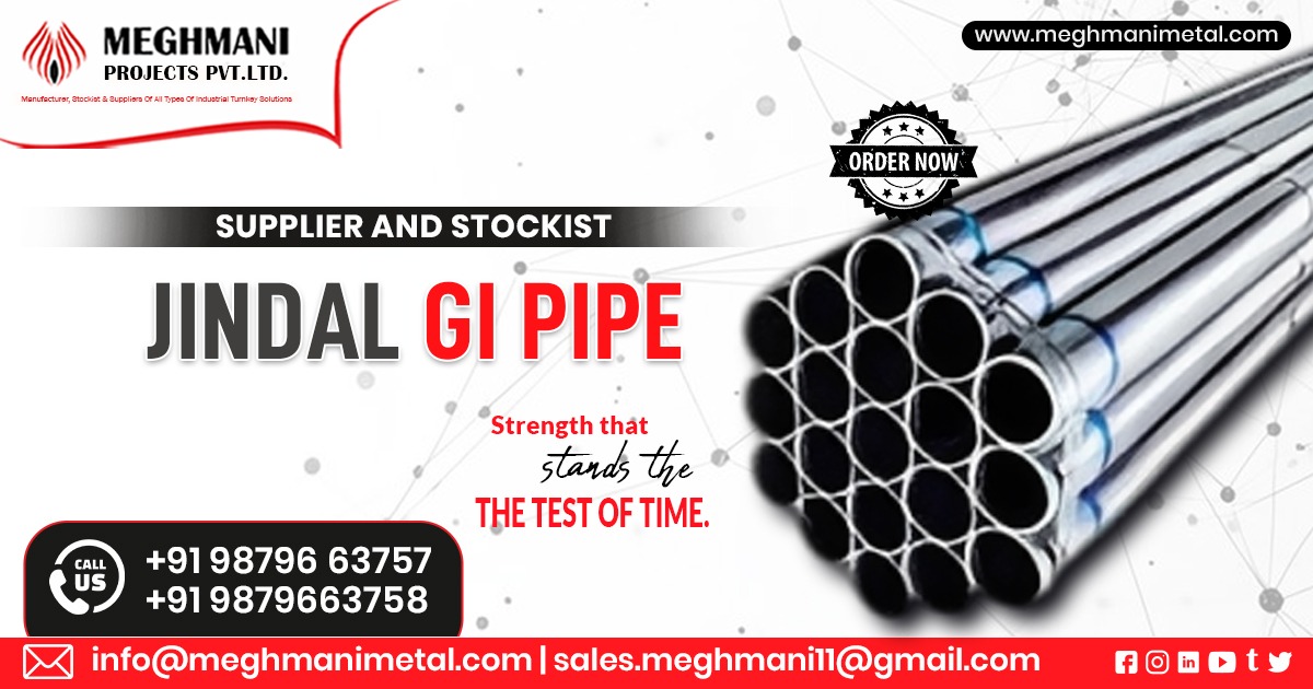 Jindal GI Pipe Supplier in Tamil Nadu