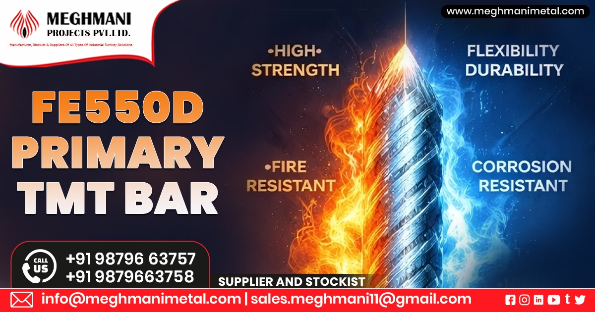 FE550D Primary TMT Bar Supplier in Gujarat