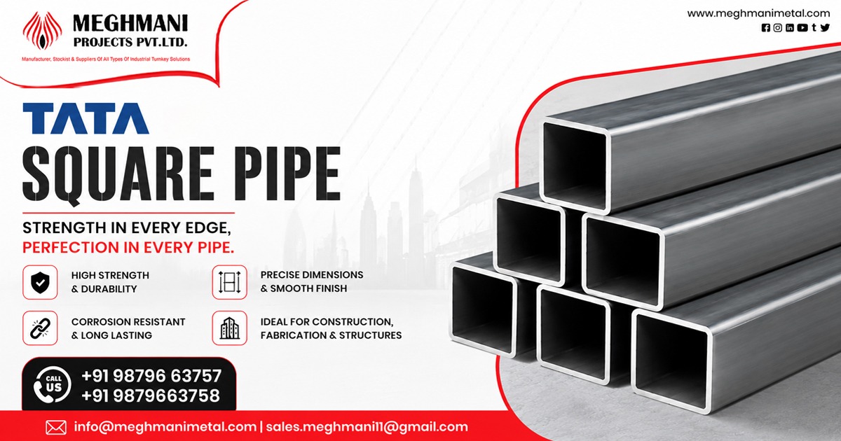 Premium Tata Square Pipe Supplier in Gujarat