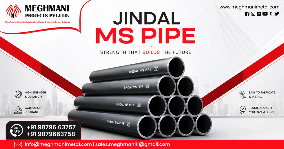 Jindal MS Pipe In Rajasthan | Meghmani Projects Pvt. Ltd.