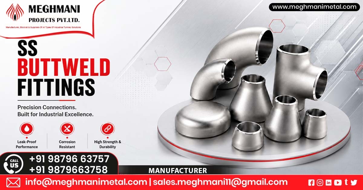 Stainless Steel Buttweld Pipe Fittings Supplier in Silvassa