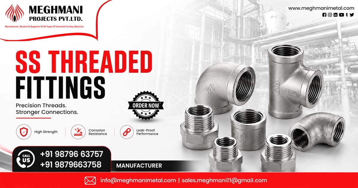 SS Threaded Fittings Supplier In Bengaluru