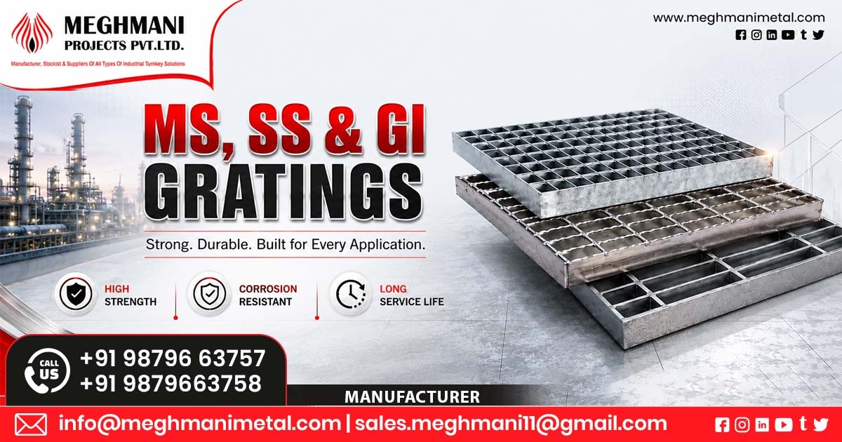 MS, SS And GI Gratings Supplier In Visakhapatnam