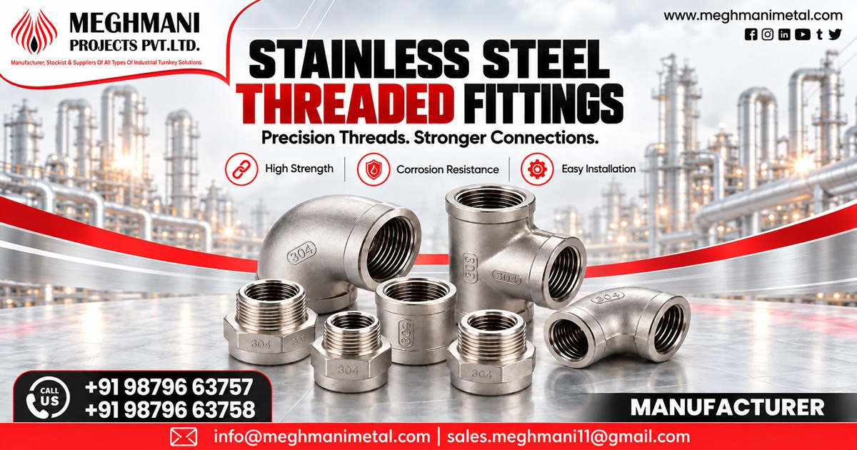 Stainless Steel Threaded Fittings Supplier In Aurangabad