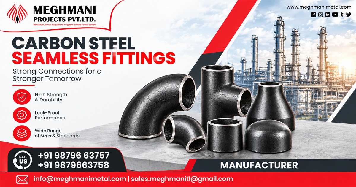 Carbon Steel Seamless Fittings Supplier In Daman