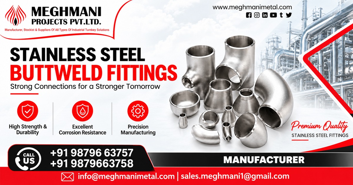 Stainless Steel Buttweld Fittings Supplier In Kutch
