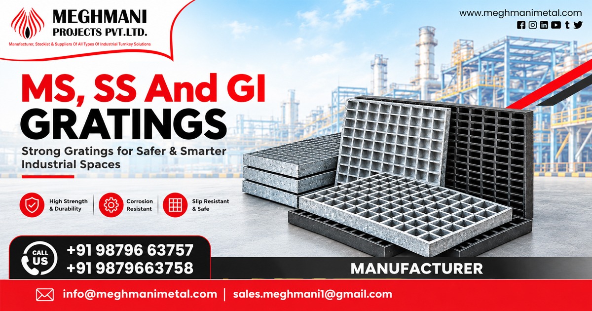 MS, SS and GI Gratings Supplier In Kota